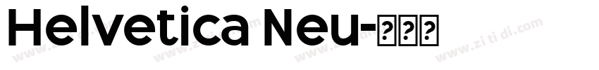 Helvetica Neu字体转换